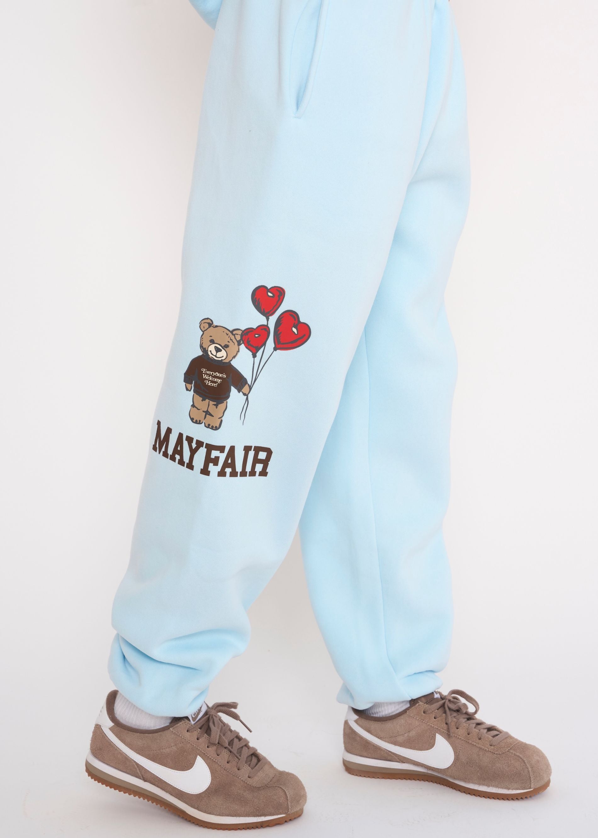Mayfair Everyone's Welcome Here Sweatpants ★ Sky Blue