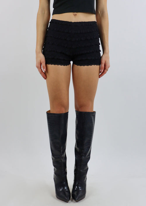 Break The Rules Micro Mini Shorts ★ Black