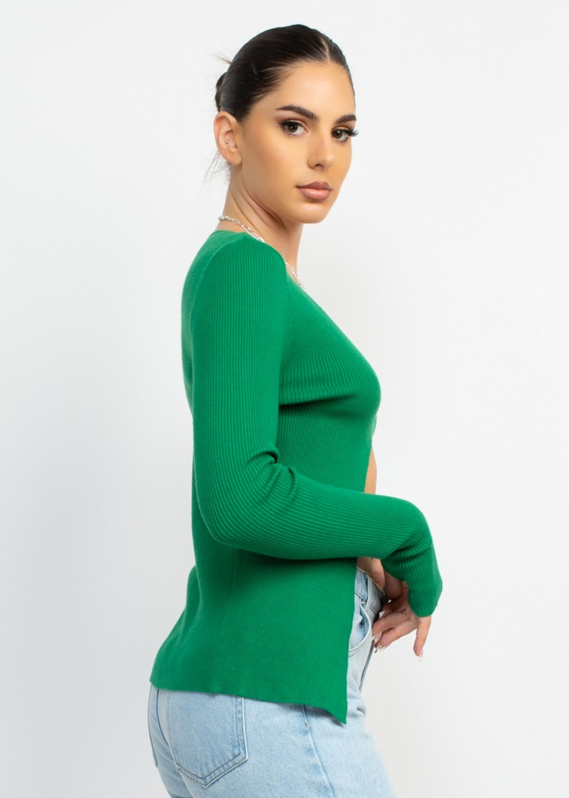 Good Luck Babe Top ★ Kelly Green