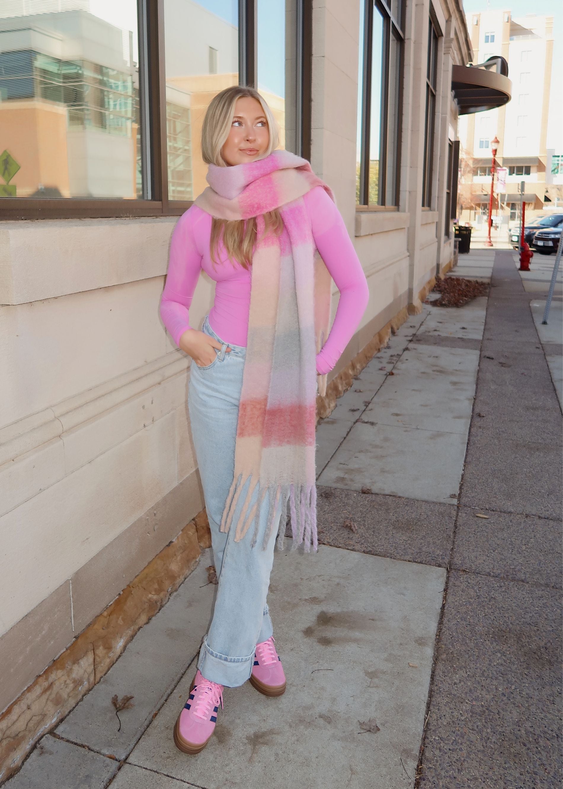 It Girl Scarf ★ Pink Tones
