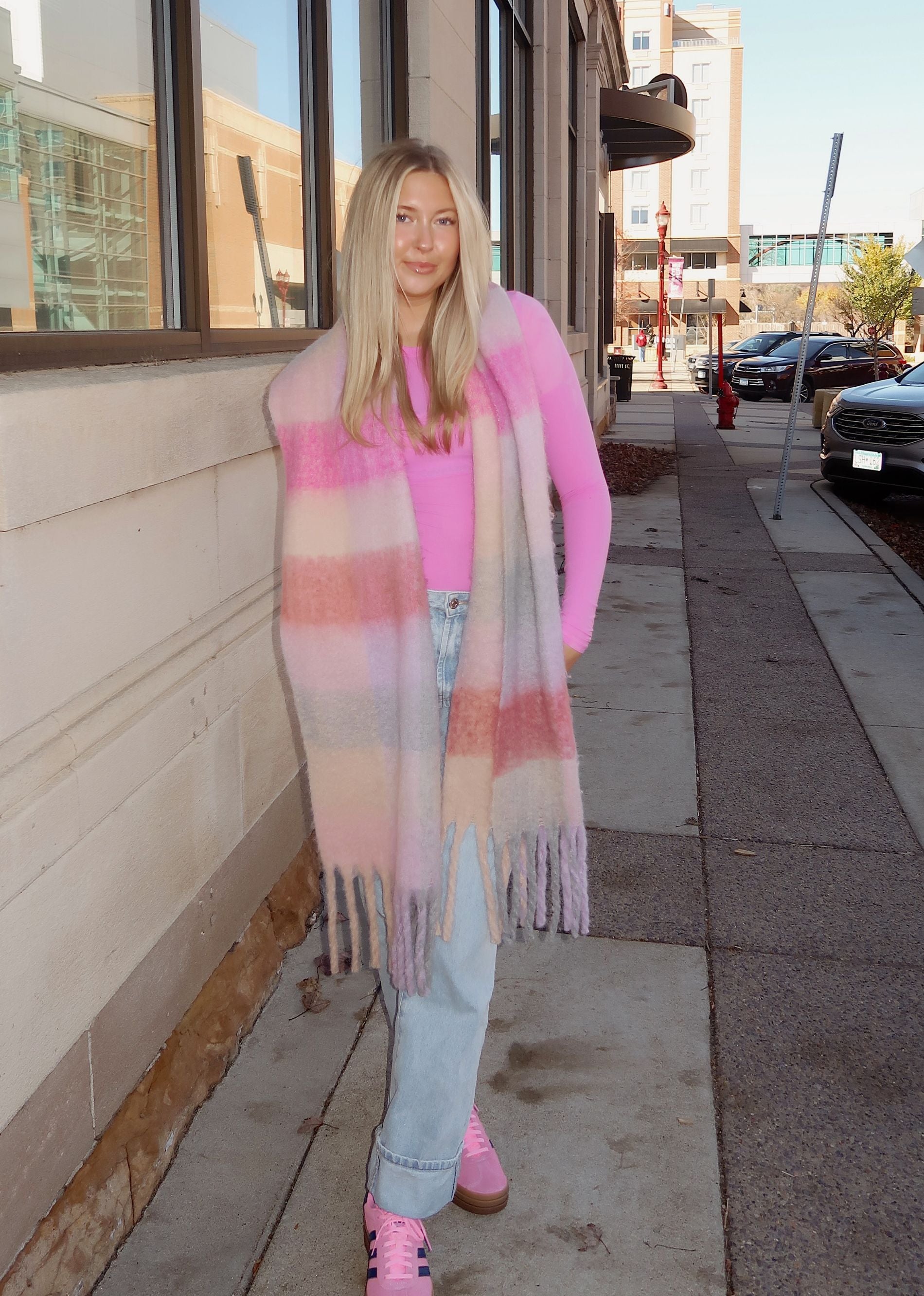 It Girl Scarf ★ Pink Tones