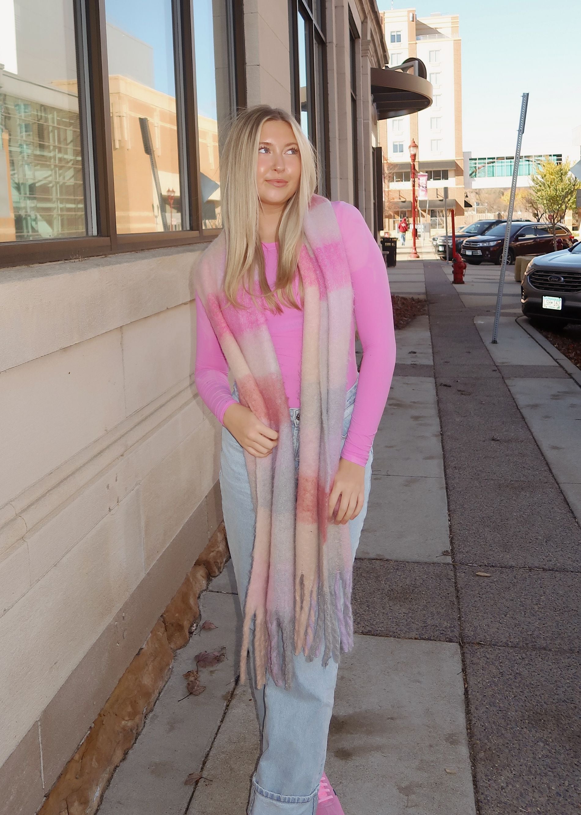 It Girl Scarf ★ Pink Tones